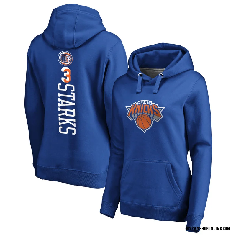 Royal Women's John Starks New York Knicks Backer Pullover Hoodie