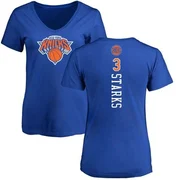 Royal Women's John Starks New York Knicks Backer T-Shirt