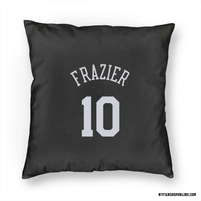 Black New York Knicks  Walt Frazier  Pillow Cover (18 X 18)
