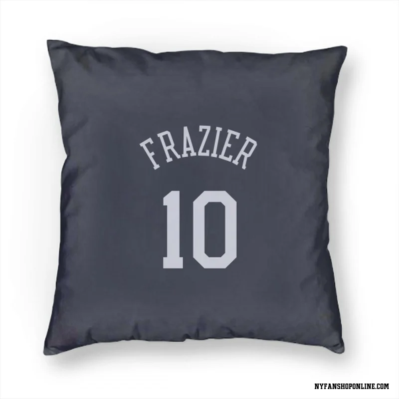 Navy New York Knicks  Walt Frazier  Pillow Cover (18 X 18)