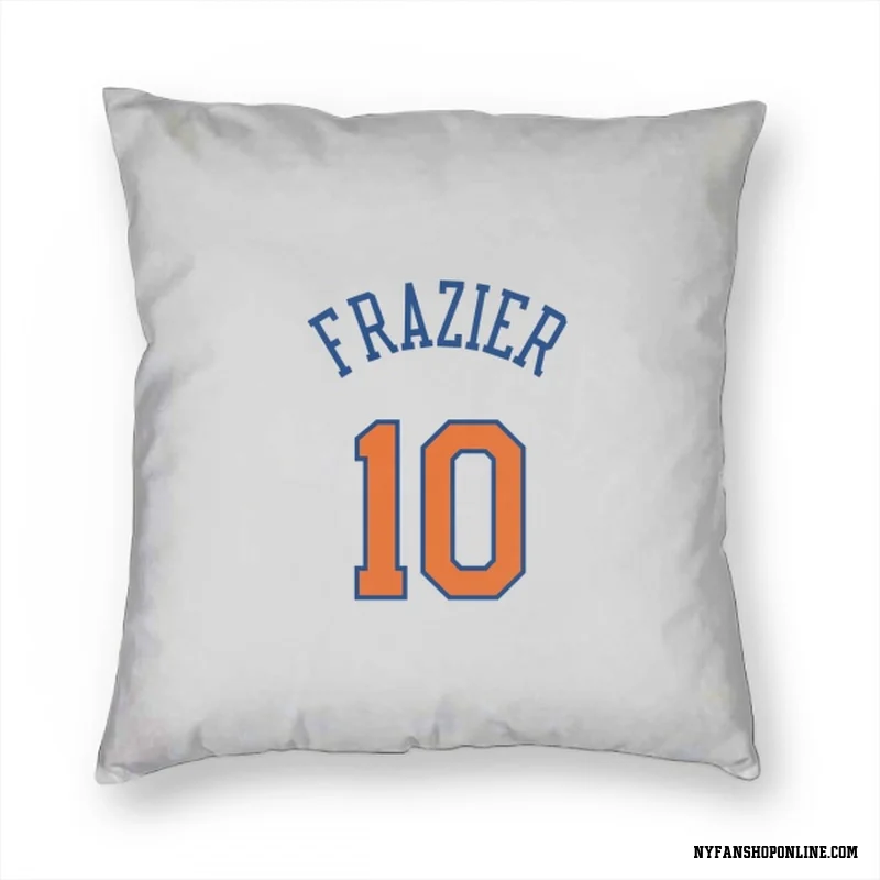 White New York Knicks  Walt Frazier  Pillow Cover (18 X 18)